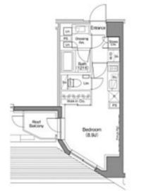 ザ・パークハビオ神楽坂香月 508 間取り図