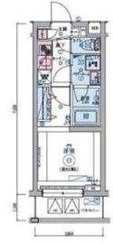 リヴシティ恵比寿 207 間取り図