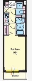 ルネサンスコート三軒茶屋茶沢通り 205 間取り図