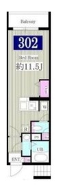 ルネサンスコート三軒茶屋茶沢通り 302 間取り図