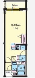 ルネサンスコート三軒茶屋茶沢通り 402 間取り図