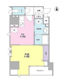 ISSEI Residence 神樂坂 301 間取り図