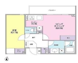 THEMELIOMEGURO (セメリオ目黒) 401 間取り図