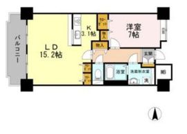 品川シーサイドビュータワー1 1116 間取り図