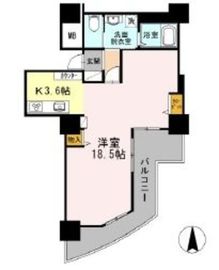 品川シーサイドビュータワー2 1204 間取り図