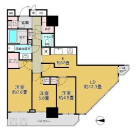 パークハウス清澄白河タワー 29階 間取り図