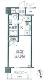 スパシエソリデ三軒茶屋 5階 間取り図