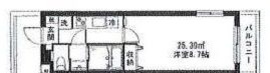 モン・シャトー中野中央 401 間取り図