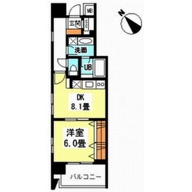 コンフォリア神田神保町 601 間取り図