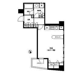 レジデンス広尾 903 間取り図