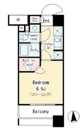 パークリュクス白金mono 9階 間取り図