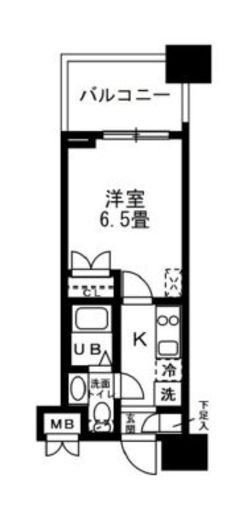 レジディア錦糸町 810 間取り図