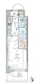 クレイシア新宿パークコンフォート 5階 間取り図