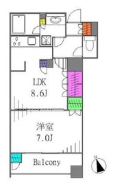 クオリア門前仲町 12階 間取り図