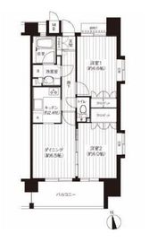 パシフィーク品川 501 間取り図