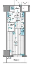 グランド・ガーラ銀座 12階 間取り図