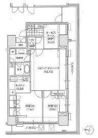 ブリリアイスト東雲キャナルコート 714 間取り図