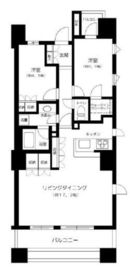 上池袋タワーレジデンス 22階 間取り図