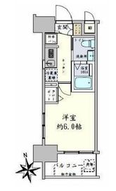 エステムプラザ品川大崎駅前レジデンシャル 1104 間取り図