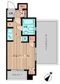 プラティノ代々木 503 間取り図