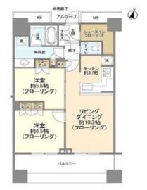 テラス渋谷美竹 11階 間取り図