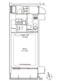 カスタリア中延 907 間取り図