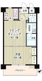 ルミエール祐天寺 103 間取り図