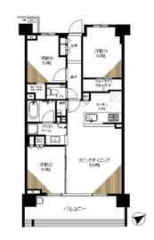 シティハウス中野テラス 6階 間取り図