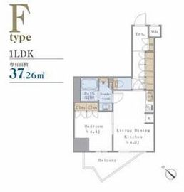 ブリリアイスト千駄ヶ谷 201 間取り図