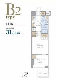 ブリリアイスト千駄ヶ谷 215 間取り図