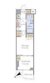 ブリリアイスト千駄ヶ谷 811 間取り図