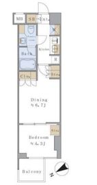 ブリリアイスト千駄ヶ谷 316 間取り図