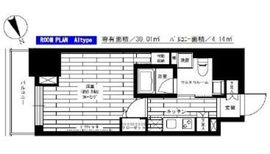 グランドコンシェルジュ六本木 8階 間取り図