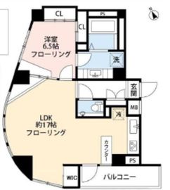 パークビュー西麻布 501 間取り図