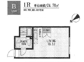 EXAM大井町ゼームス坂 403 間取り図