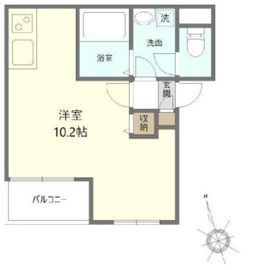 タウンコート飯田橋 102 間取り図