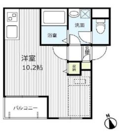 タウンコート飯田橋 2階 間取り図