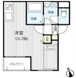 タウンコート飯田橋 402 間取り図