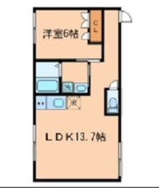 EXAM大井町ゼームス坂 205 間取り図