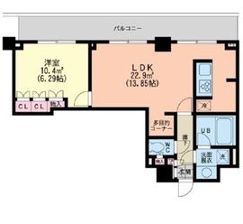 エスティメゾン新中野 309 間取り図