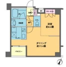 カスタリア南麻布 403 間取り図