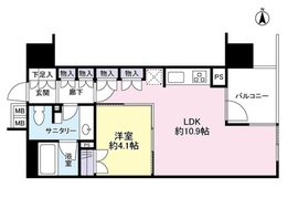 フォルム四谷外苑東 10階 間取り図