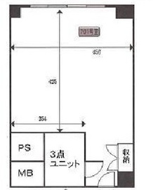 赤坂レジデンシャルホテル 2階 間取り図