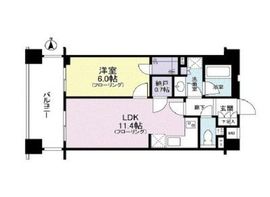 クレアホームズ新宿百人町 5階 間取り図
