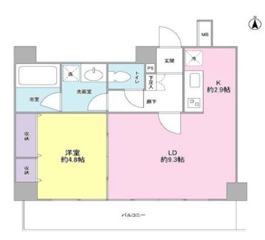 高輪三枝ビル 202 間取り図