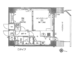 ZOOM九段下 8階 間取り図