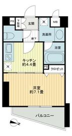 トゥールロワイヤルエルモア代々木上原 4階 間取り図