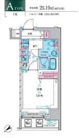 ジェノヴィア上野2スカイガーデン 6階 間取り図