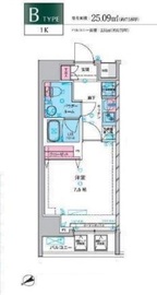 ジェノヴィア上野2スカイガーデン 5階 間取り図