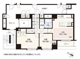 ビバリーホームズ松濤 4階 間取り図